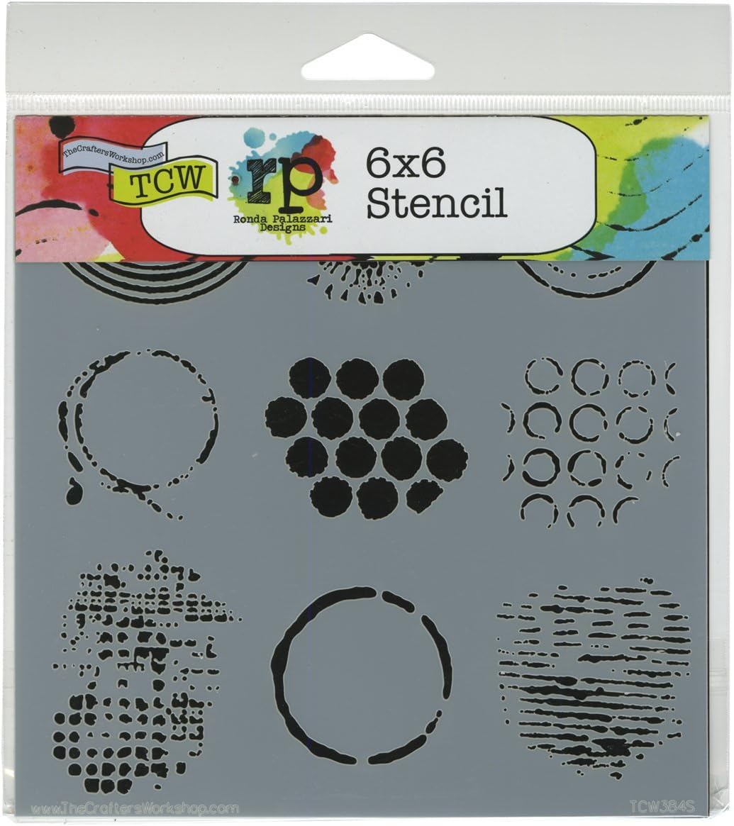 STENCIL WELL ROUNDED 6X6