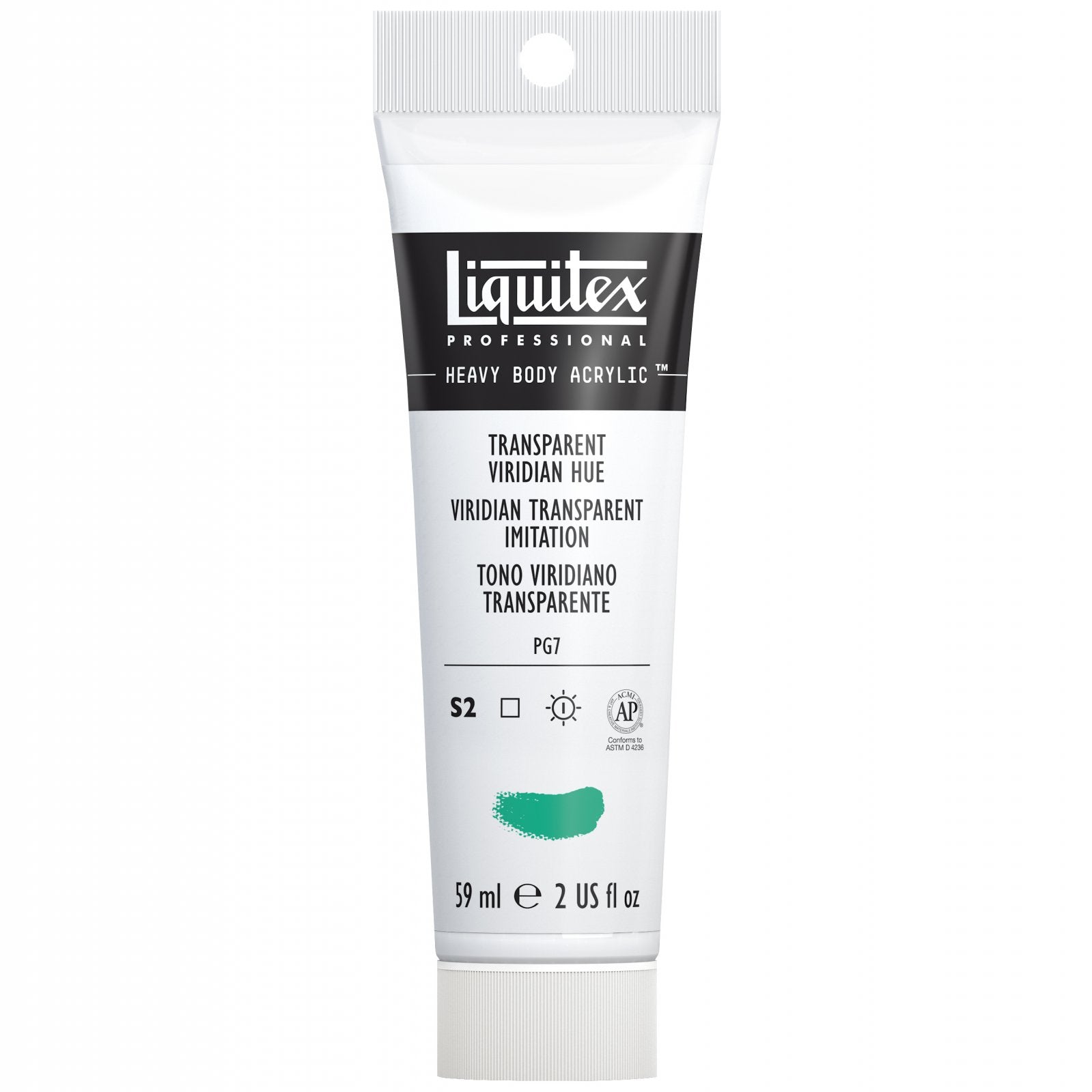 Liquitex Heavy Body Transparent Viridian Hue 2oz