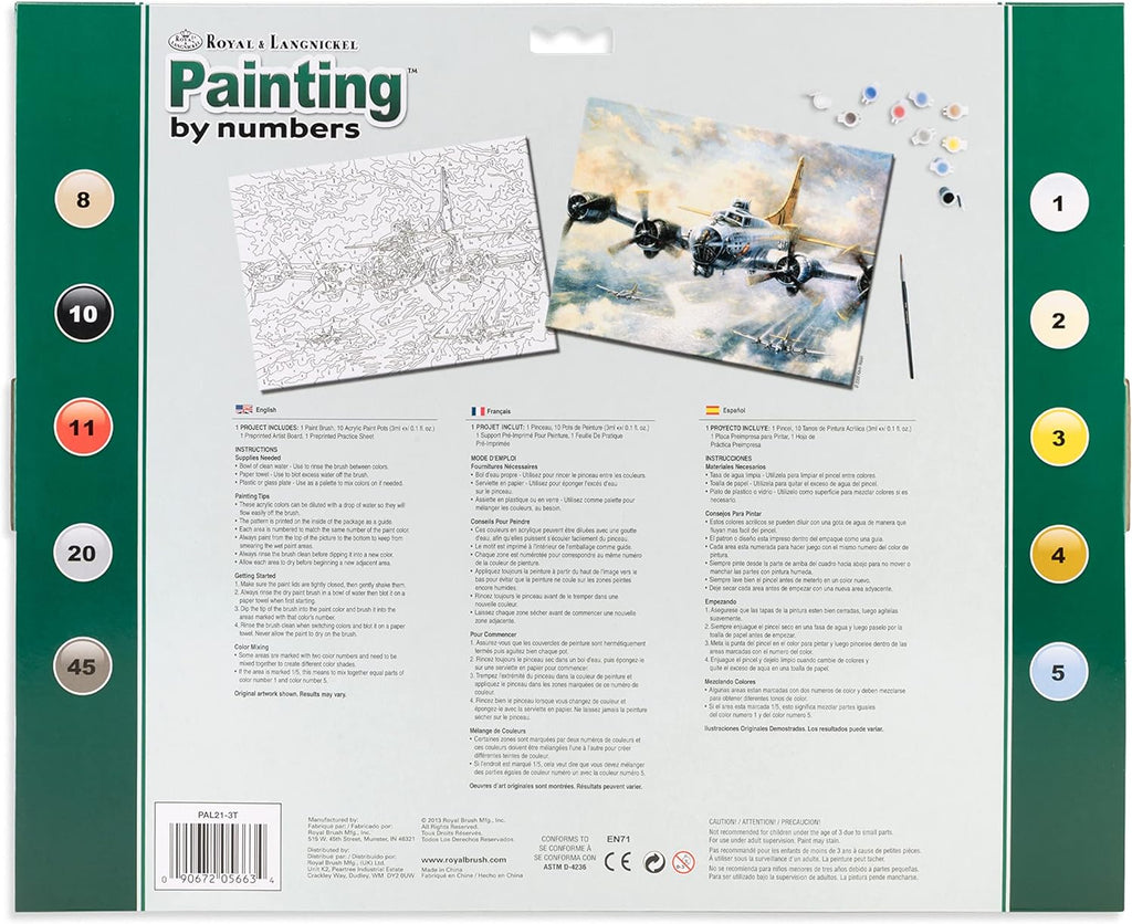 Paint By Number-Adult Large Flying Fortress