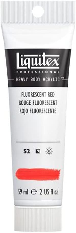 Liquitex Heavy Body Fluorescent Red 2oz