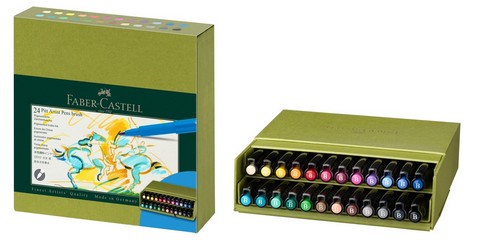 FABER CASTELL PITT 24 CT STUDIO BOX