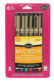 MICRON 05 SET 6 COLOR