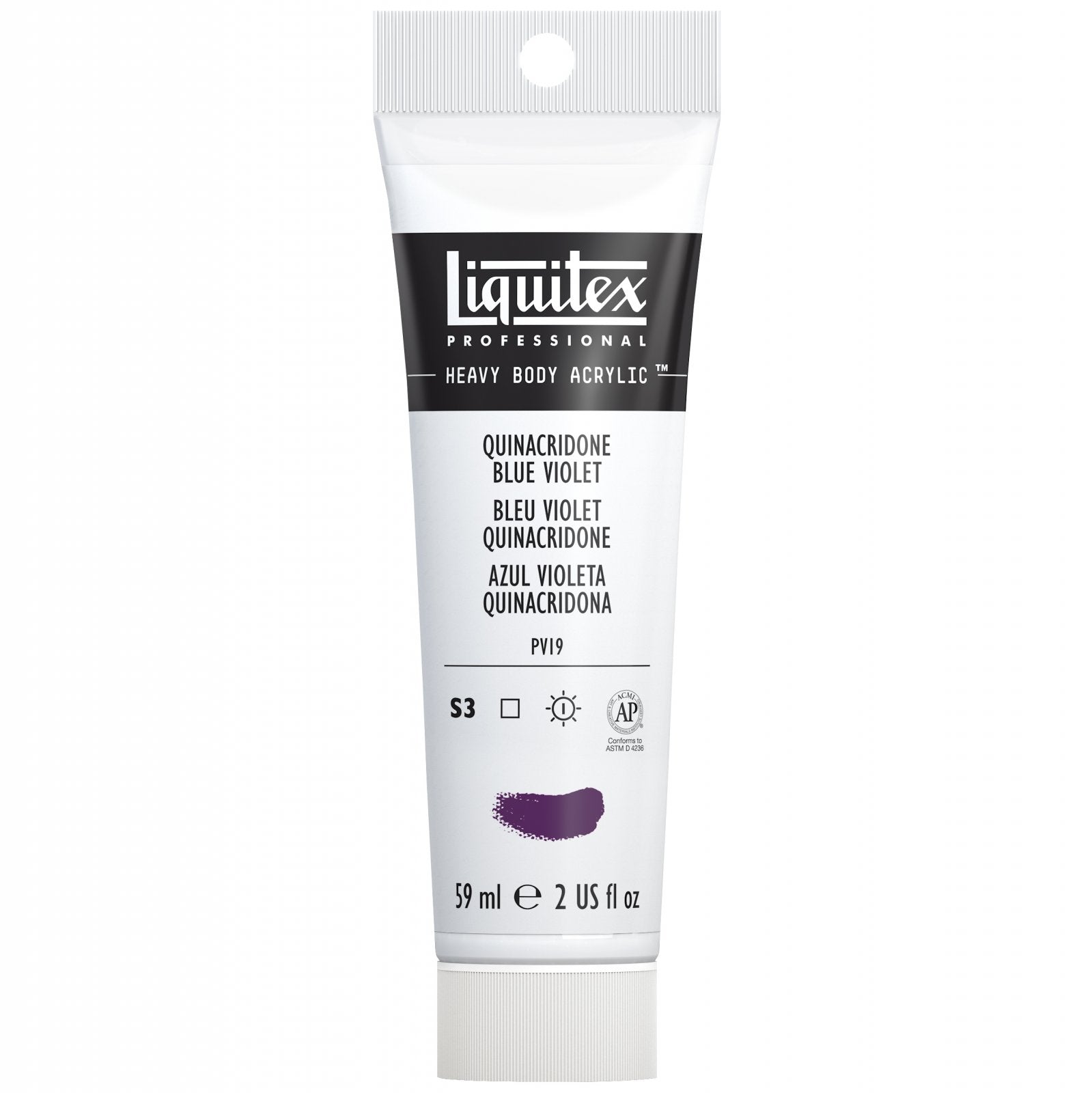 Liquitex Heavy Body Quinacridone Blue Violet 2oz