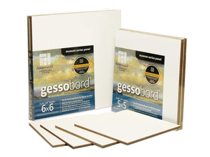 GESSOBORD 1/8IN FLAT 4PK 6X6