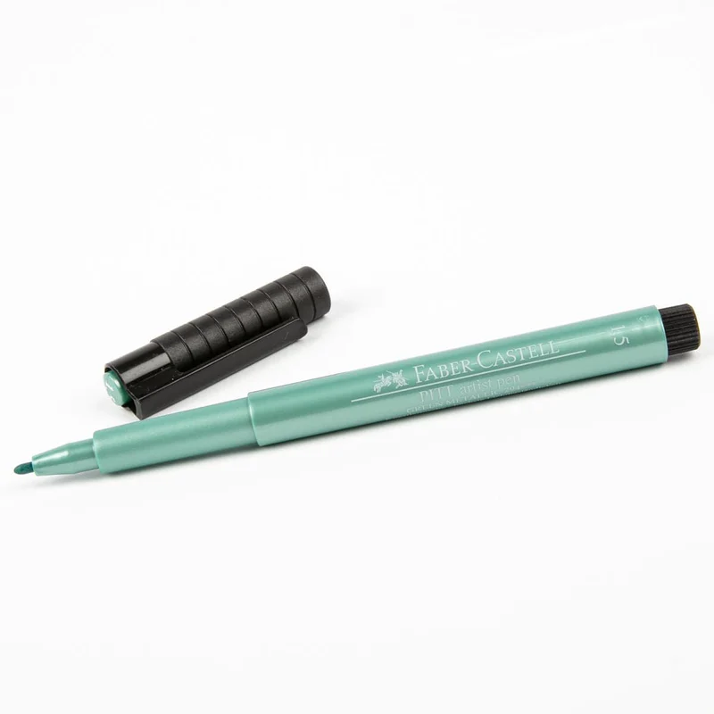 FABER CASTELL PITT 1.5MM MET GREEN