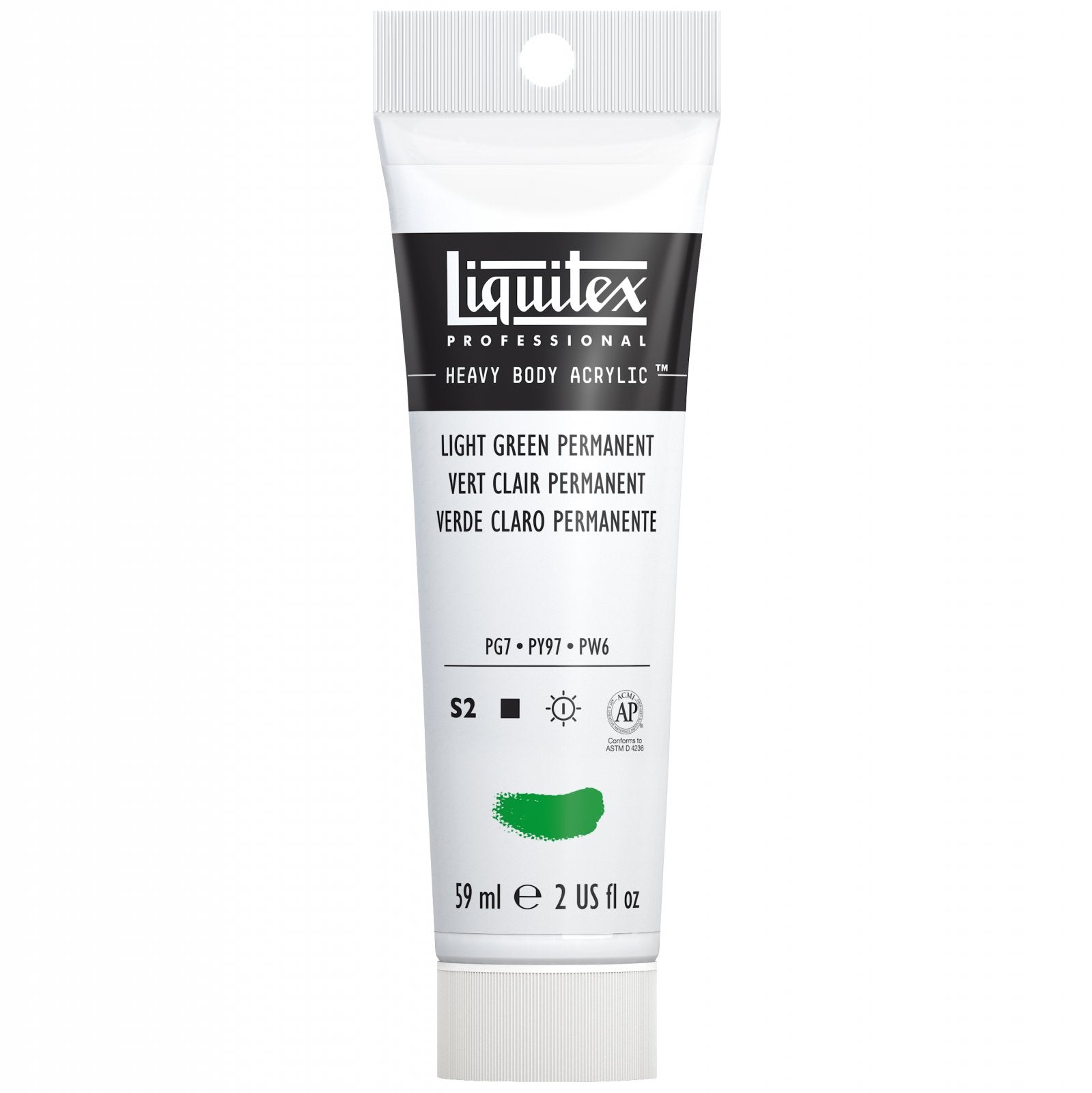 Liquitex Heavy Body Light Green Permanent 2oz