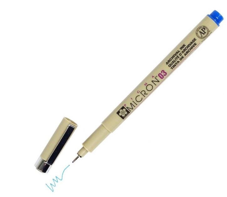 MICRON PEN .35MM BLUE