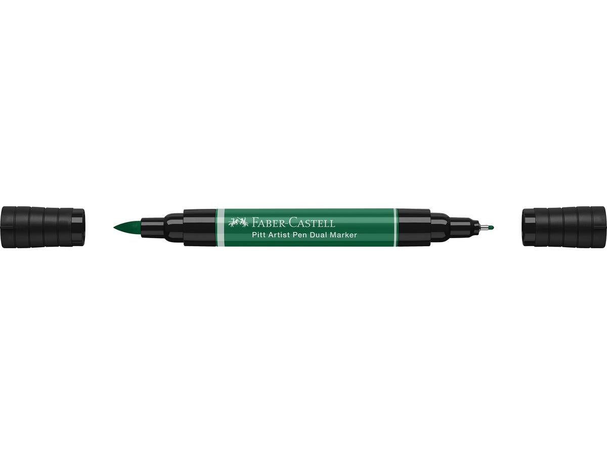 FABER CASTELL PITT DUAL DARK PHTH GRN