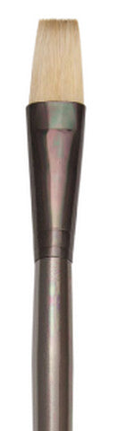 Zen Series 33 Synthetic & White Bristle Blend Long Handle Brushes, Flats,