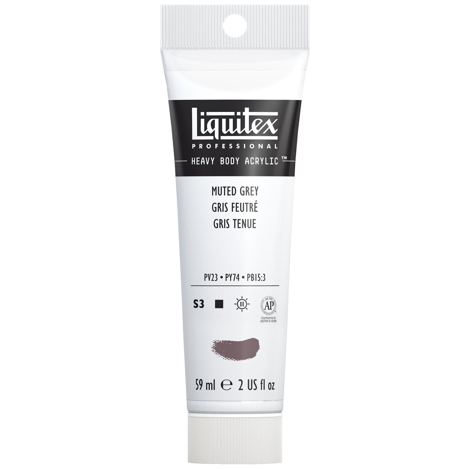 Liquitex Heavy Body Muted Grey 4.65oz