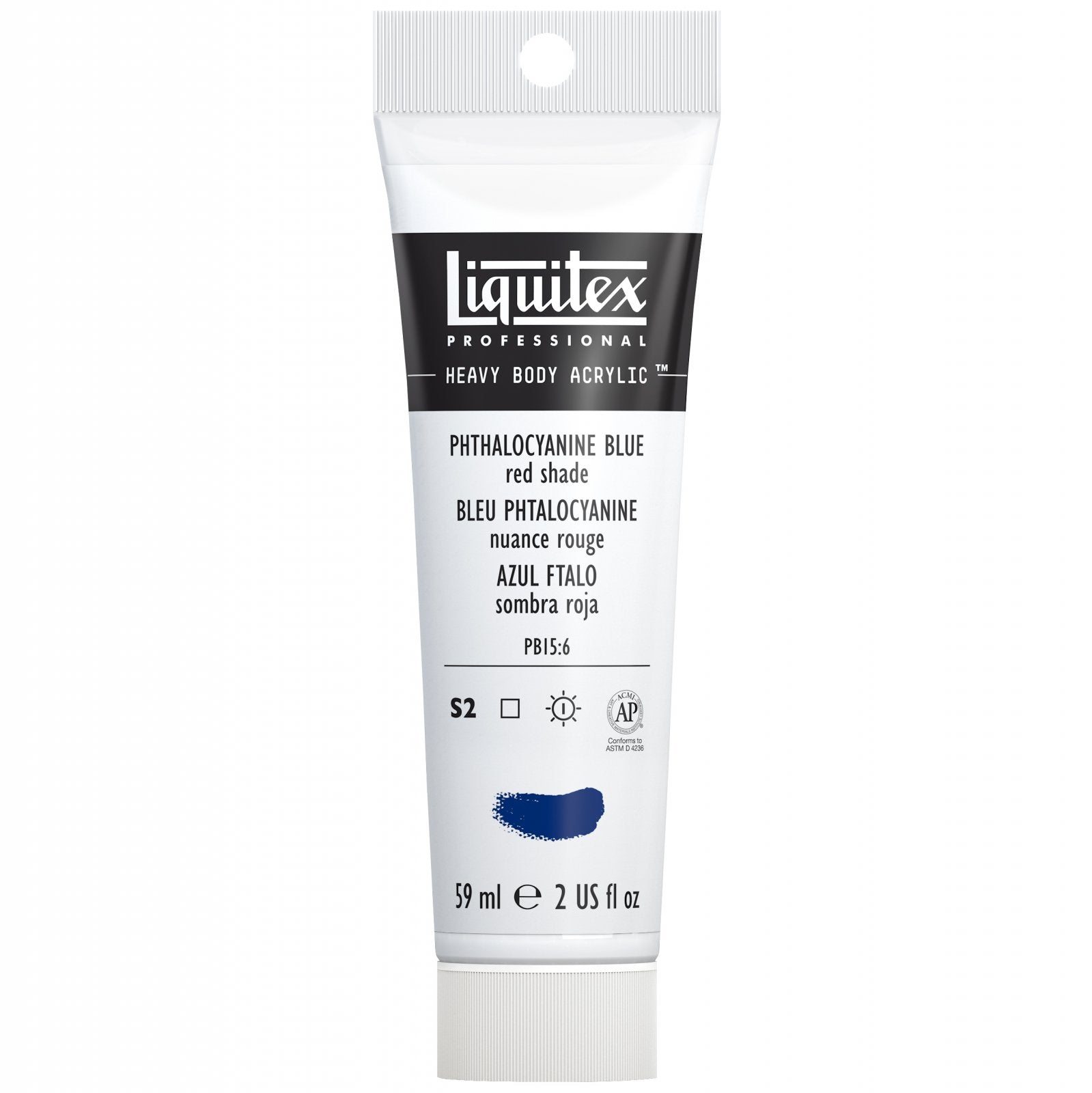 Liquitex Heavy Body Phthalocyanine Blue (Red Shade) 2oz