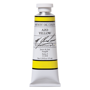 M GRAHAM AZO YELLOW 37ML OIL CLR