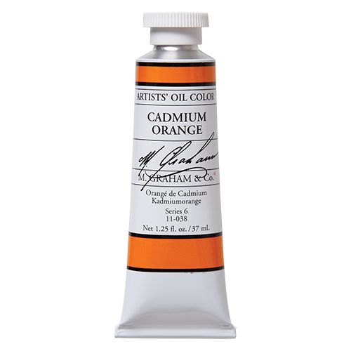 M GRAHAM CADMIUM ORANGE 37ML OIL CLR