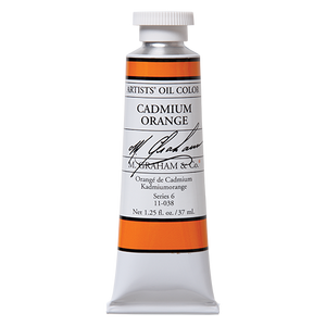 M GRAHAM CADMIUM ORANGE 37ML OIL CLR