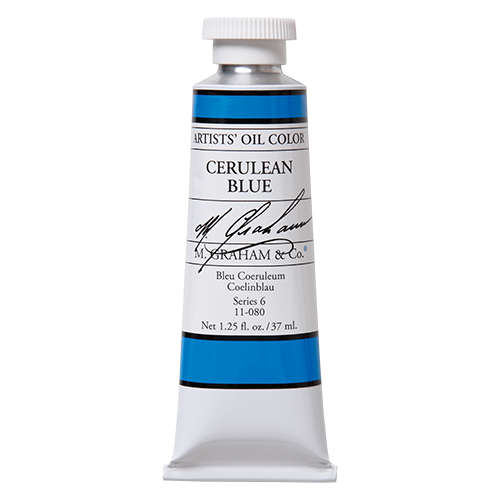 M GRAHAM CERULEAN BLUE  37ML OIL CLR